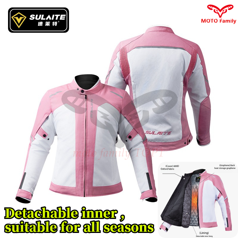 Cycling Commute Jacket - Combinaison de moto pour femme, 4