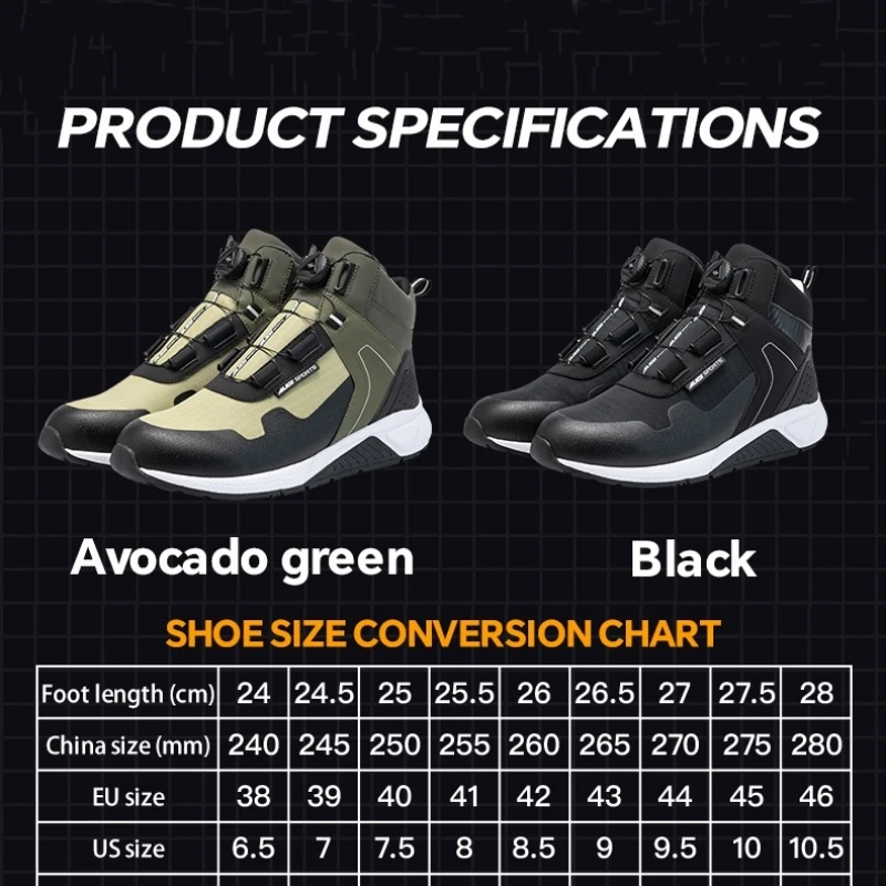 Cycling Shoes For Commute - Bottes de motocross confortables pour hommes
