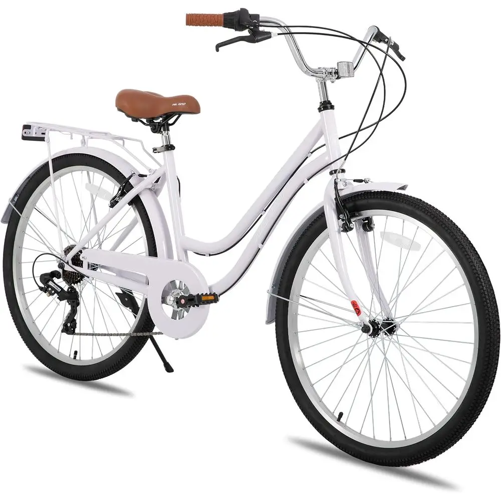 Cycling Commute Speed - Vélo Cruiser 7 vitesses à cadre