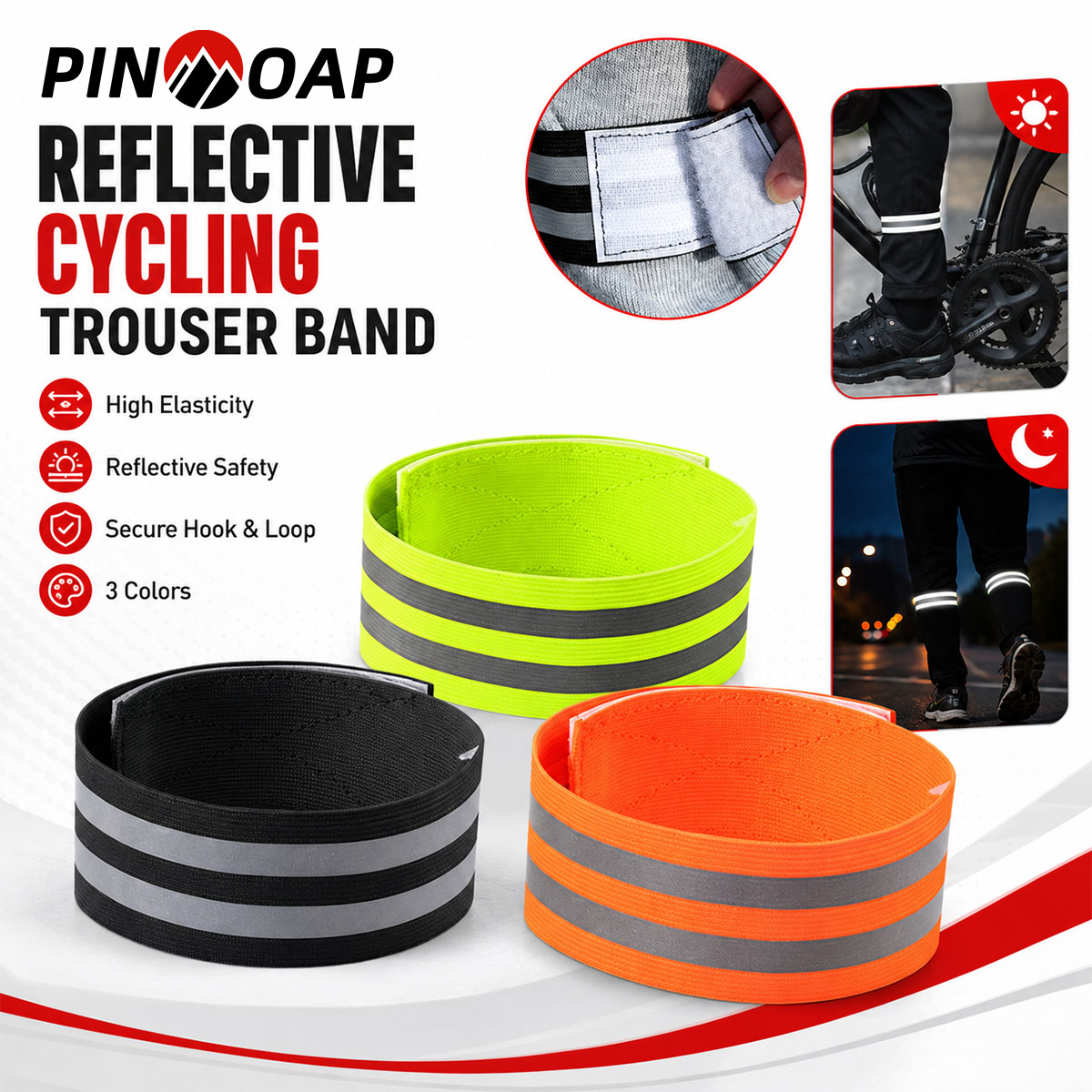 Cycling Commute Pants - PINMOAP 1/2PCS Sangle de jambe pour