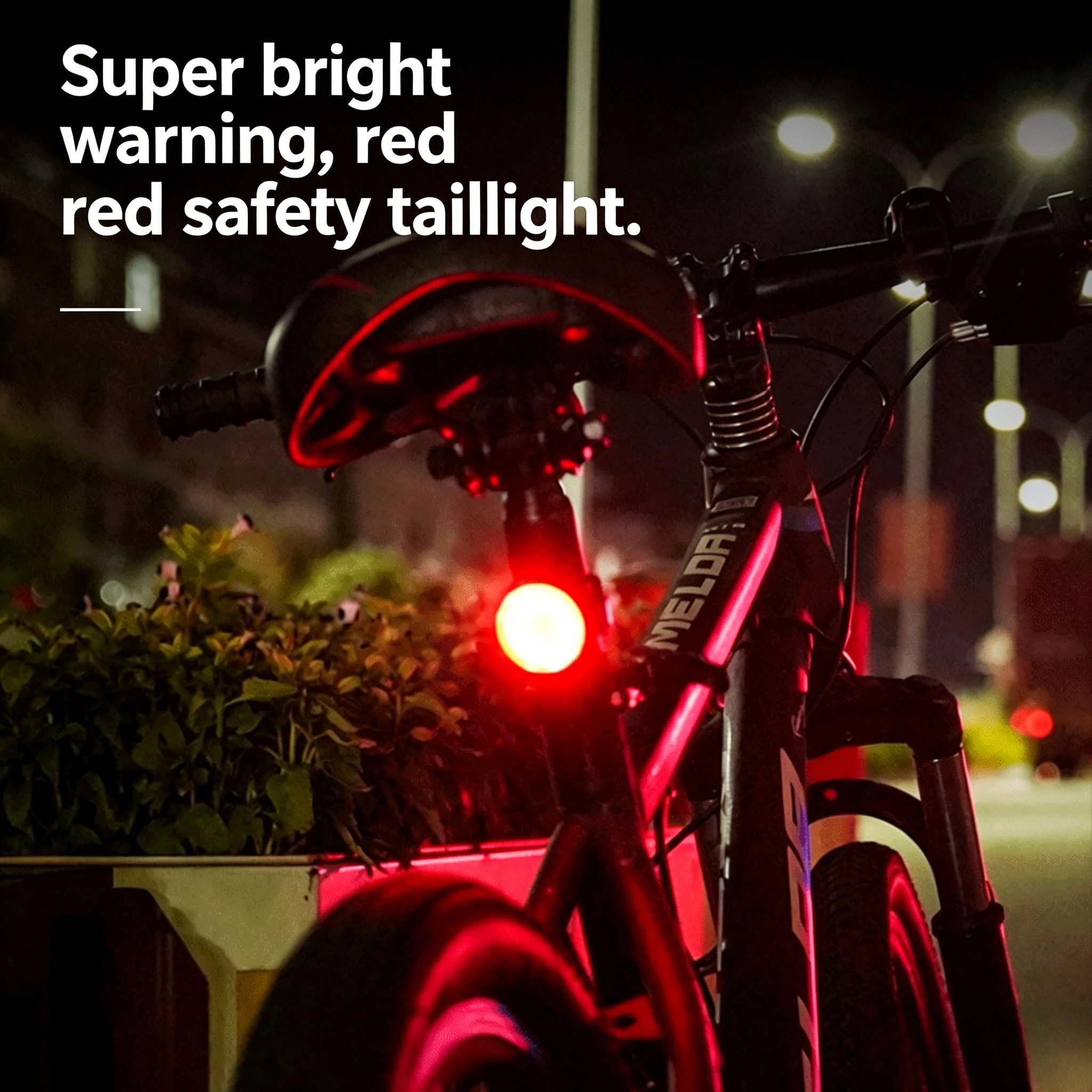 Bike Light Front Rear - Ensemble de lumières LED pour vélo,