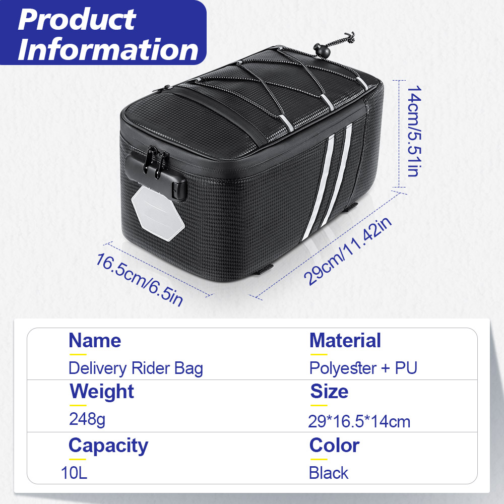 Sac de siège arrière de vélo a - Panniers Waterproof Rear avis et prix