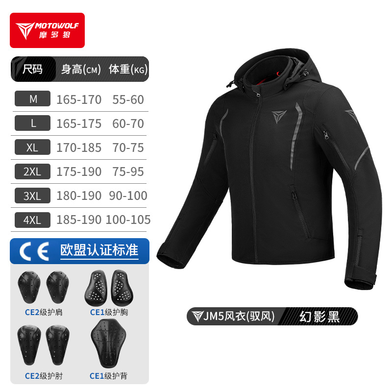 Veste de moto coupe-vent MOTOW - Cycling Commute Jacket avis et prix