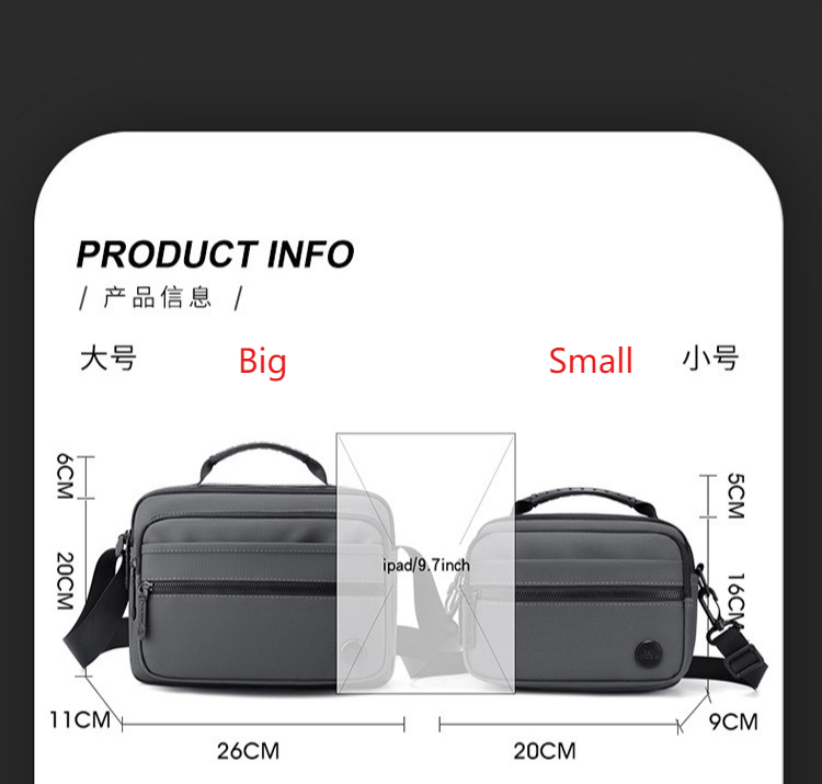 Sac à bandoulière en nylon lég - Cycling Commute Essentials avis et prix