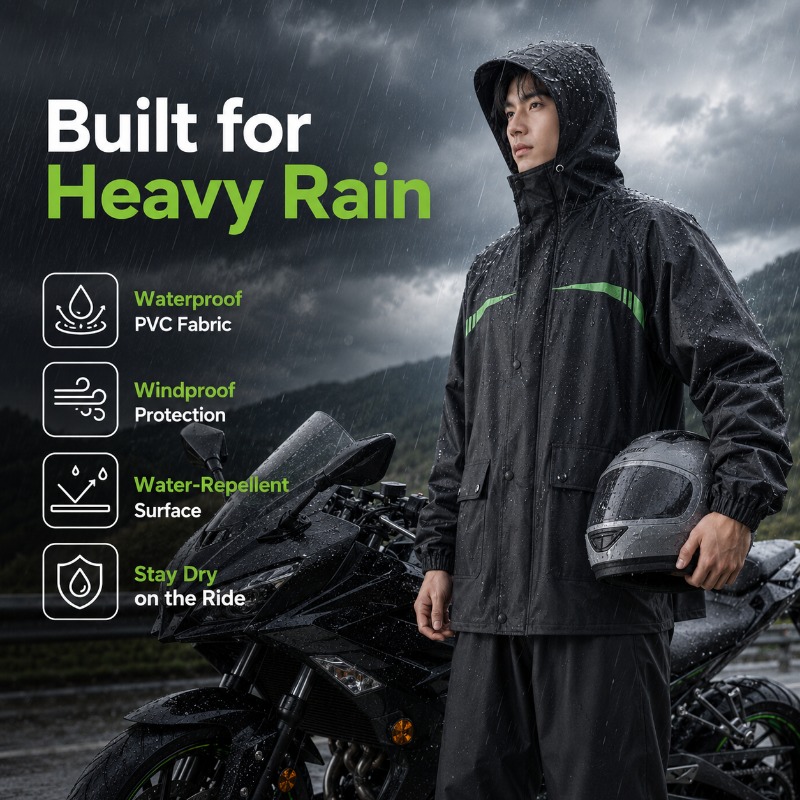 Combinaison de pluie imperméab - Cycling Commuter Rain Jacket avis et prix