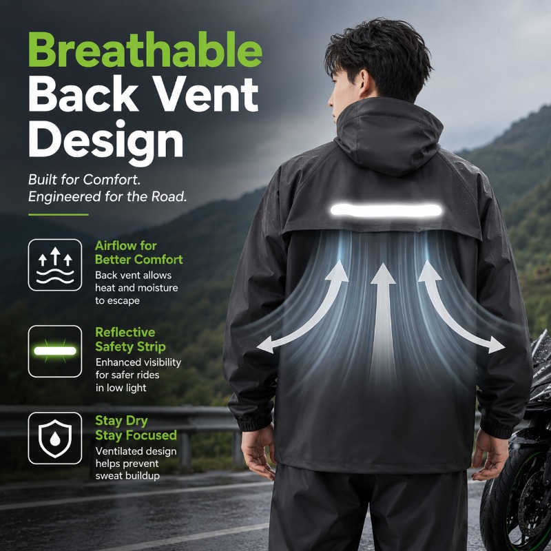 Combinaison de pluie imperméab - Cycling Commuter Rain Jacket avis et prix