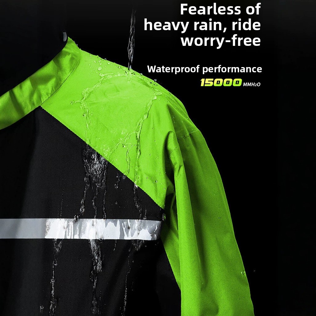 Combinaison de pluie robuste p - Cycling Commuter Rain Jacket avis et prix