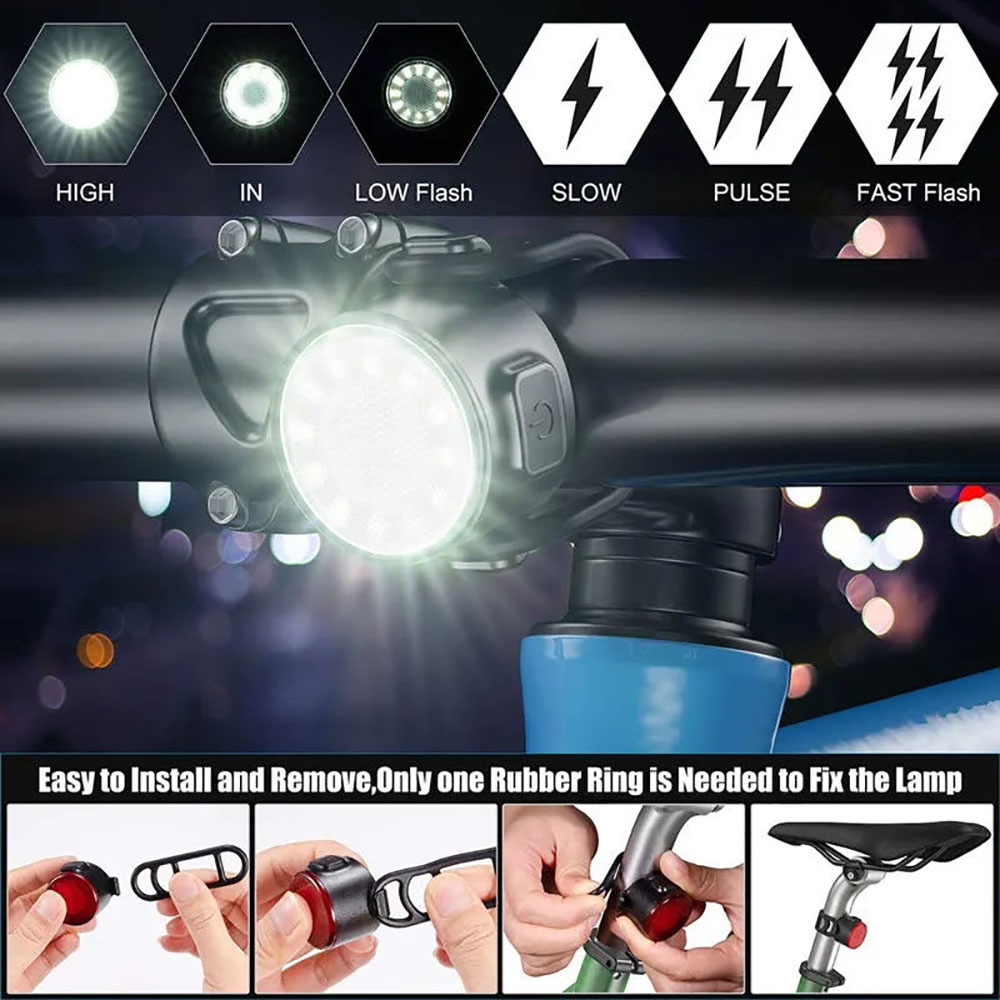 Ensemble de lumières LED pour  - Bike Light Front Rear avis et prix